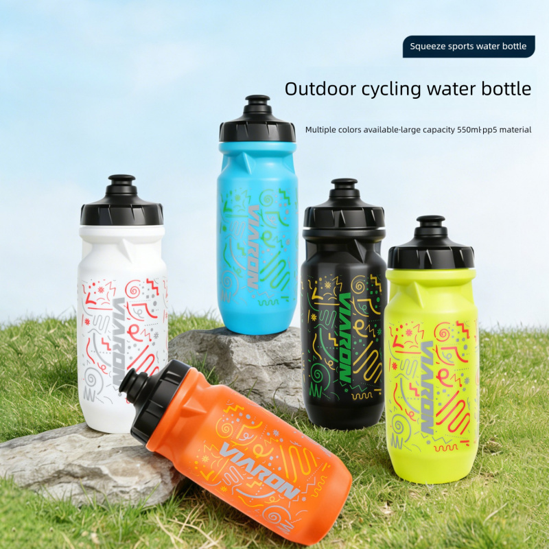 Mountain Biking Water Bottle - Viaron Leakproof Squeeze Cycling Water Bottle