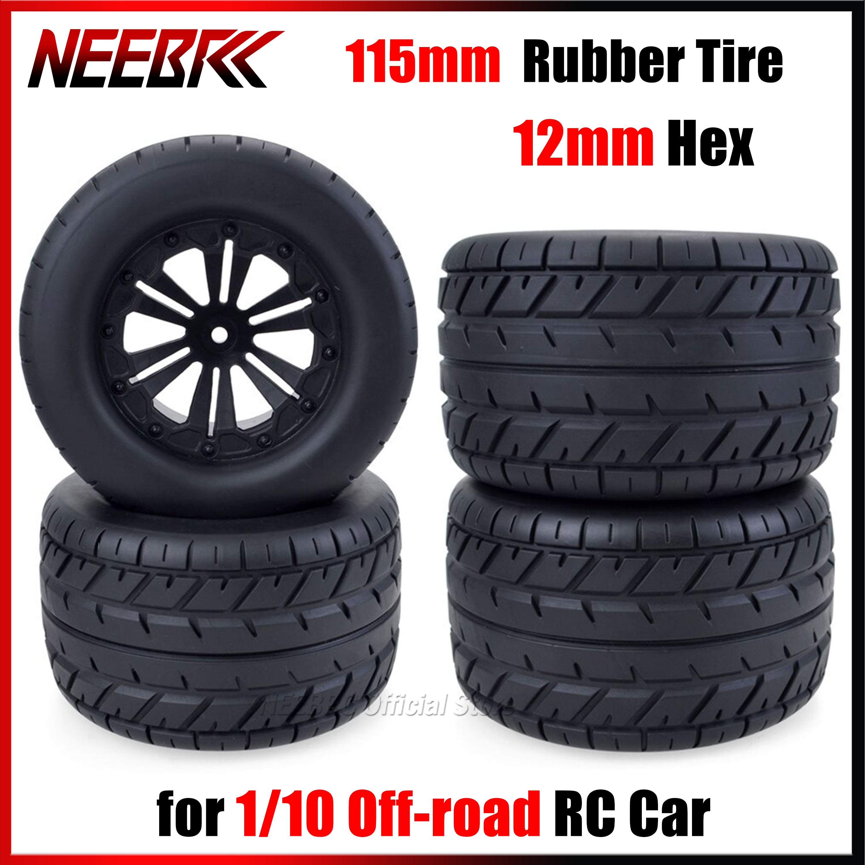 Tire Insert Foam - 115mm Rubber Tire Wheel Tyre Rim