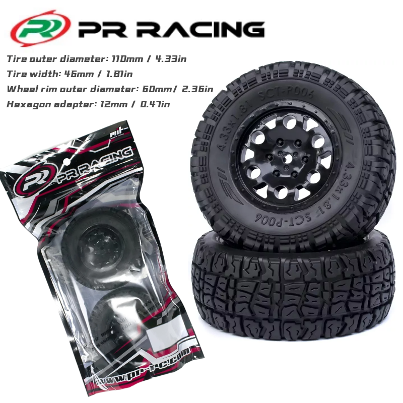 Tire Insert Foam - 2Pcs PR Racing SCT-P006 1/10 Short