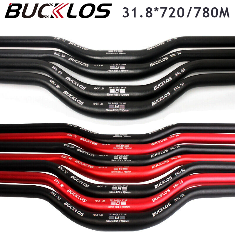 Mountain Biking Xc - BUCKLOS 31.8MM Bicycle Handlebar 720MM 780MM