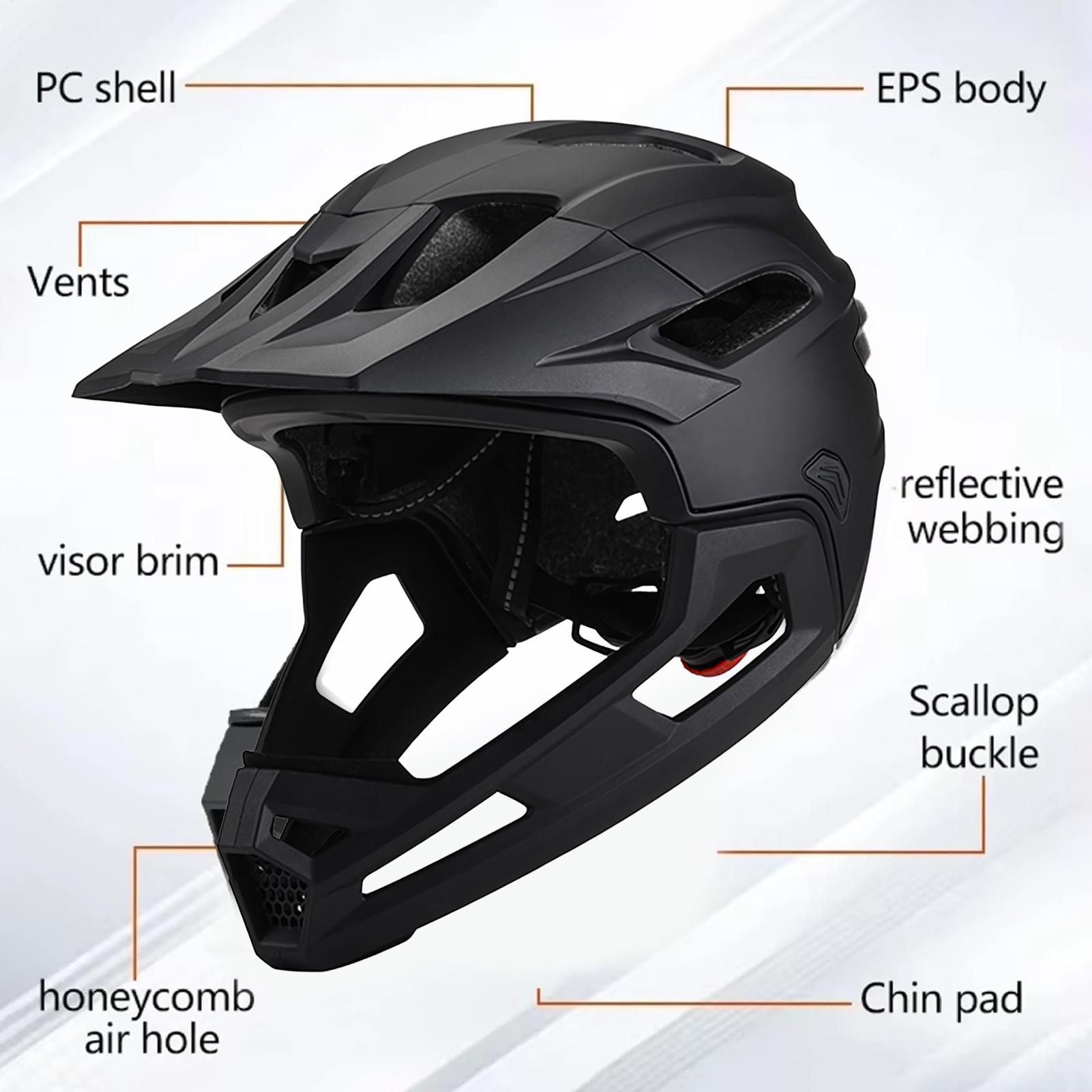 Shockproof Full-face Helmet Bi – Mountain Biking Helmet Kids Bewertung und Preis