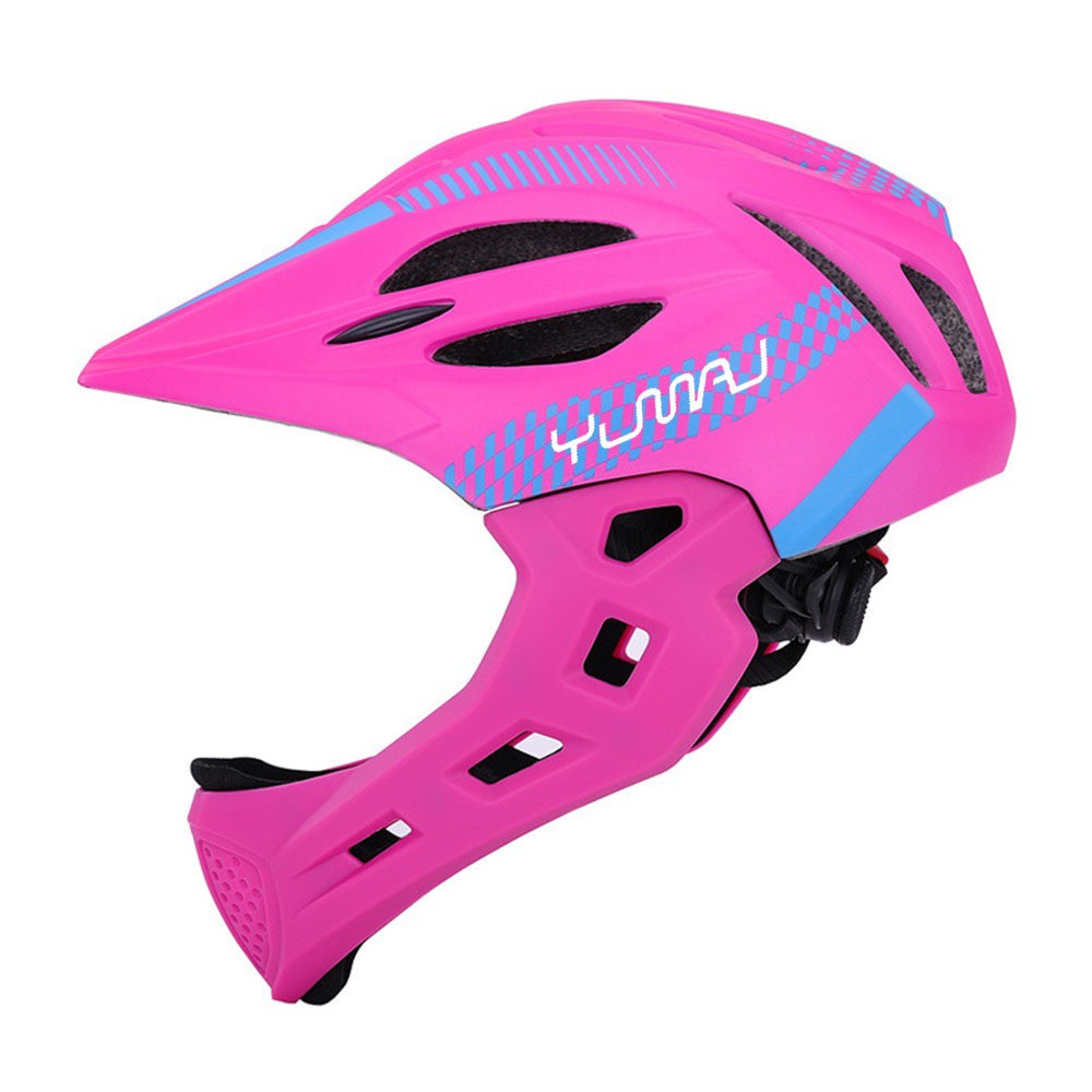 NEW Children full face with LE – Mountain Biking Helmet Kids Bewertung und Preis