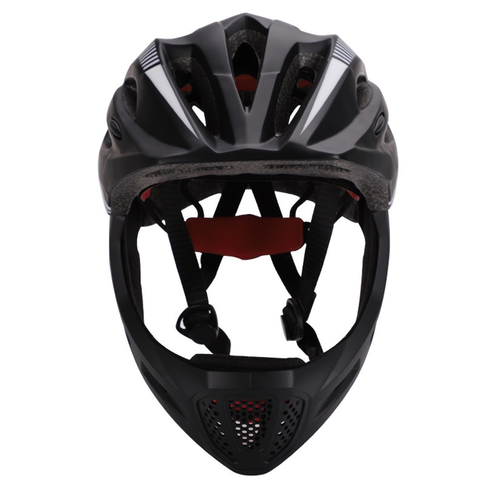NEW Children full face with LE – Mountain Biking Helmet Kids Bewertung und Preis