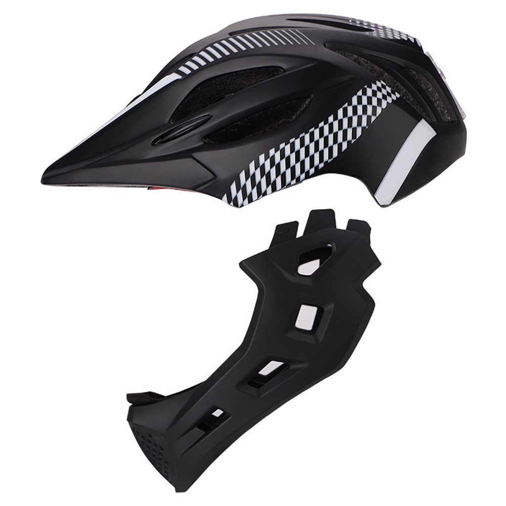 NEW Children full face with LE – Mountain Biking Helmet Kids Bewertung und Preis