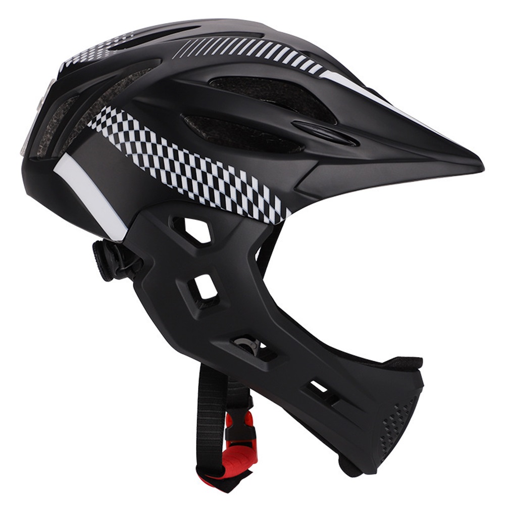 NEW Children full face with LE – Mountain Biking Helmet Kids Bewertung und Preis