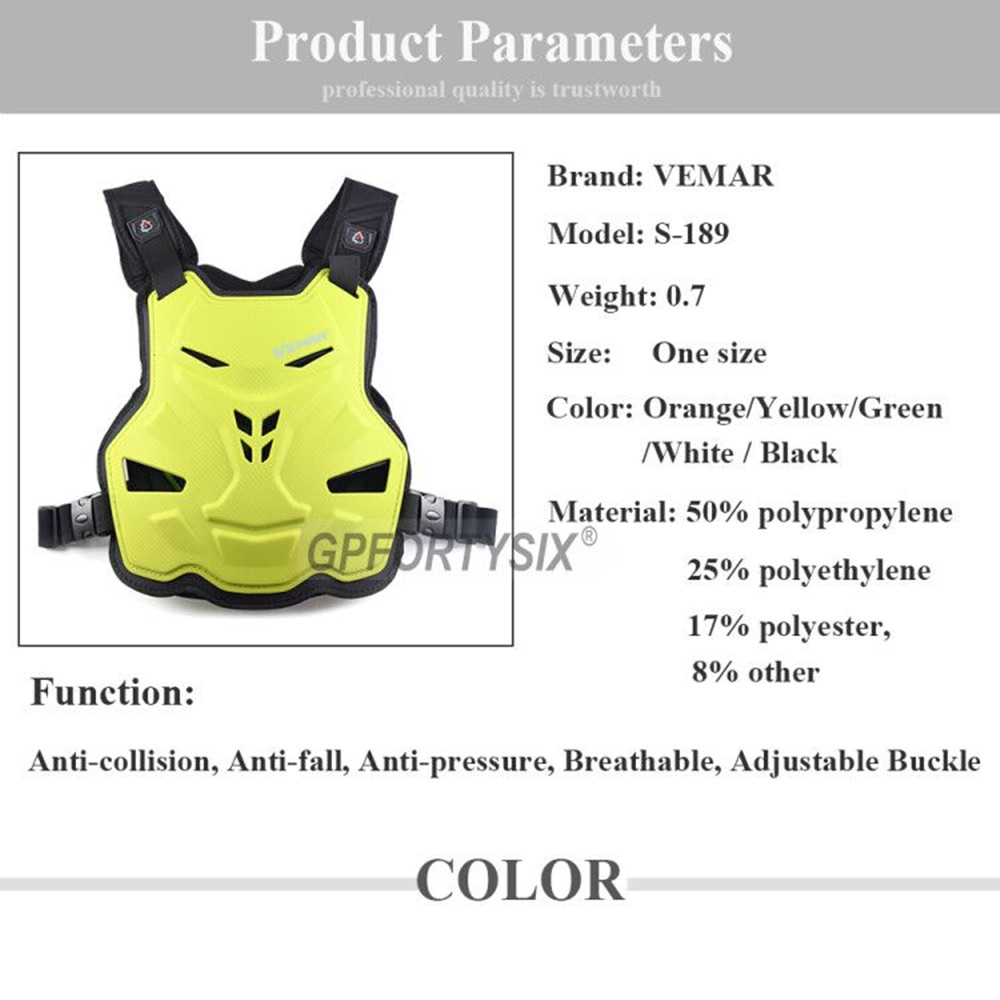 VEMAR Adult Motorcycle Armor S – Mountain Biking Chest Protector Bewertung und Preis