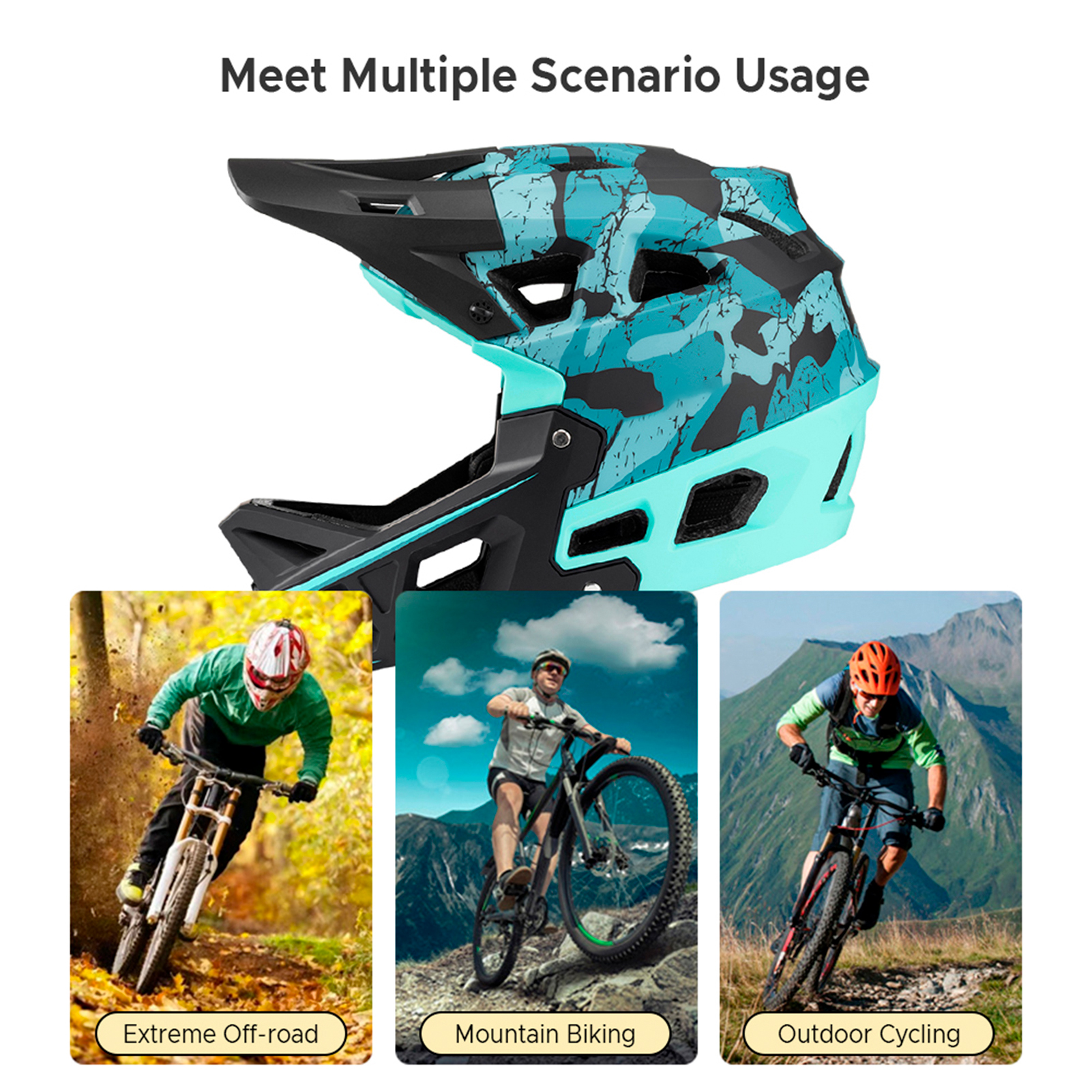 Full Face Mountain Bike Helmet – Mountain Biking Helmet Kids Bewertung und Preis