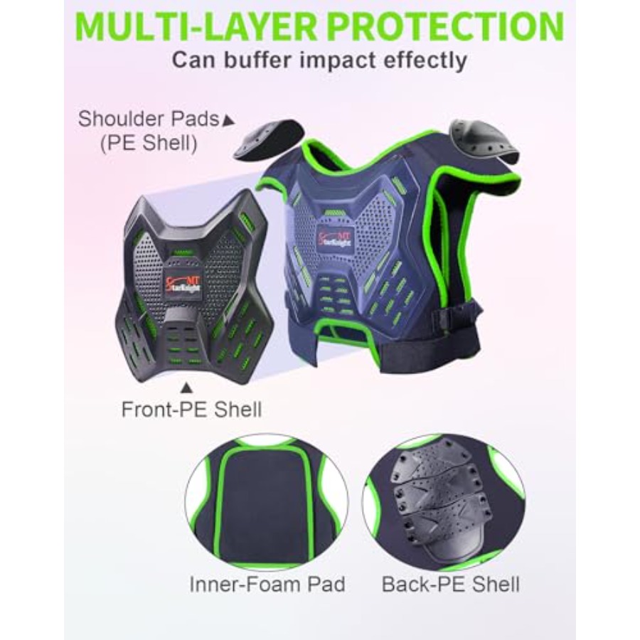 Dirt Bike Gear - Youth Motorcy – Mountain Biking Chest Protector Bewertung und Preis