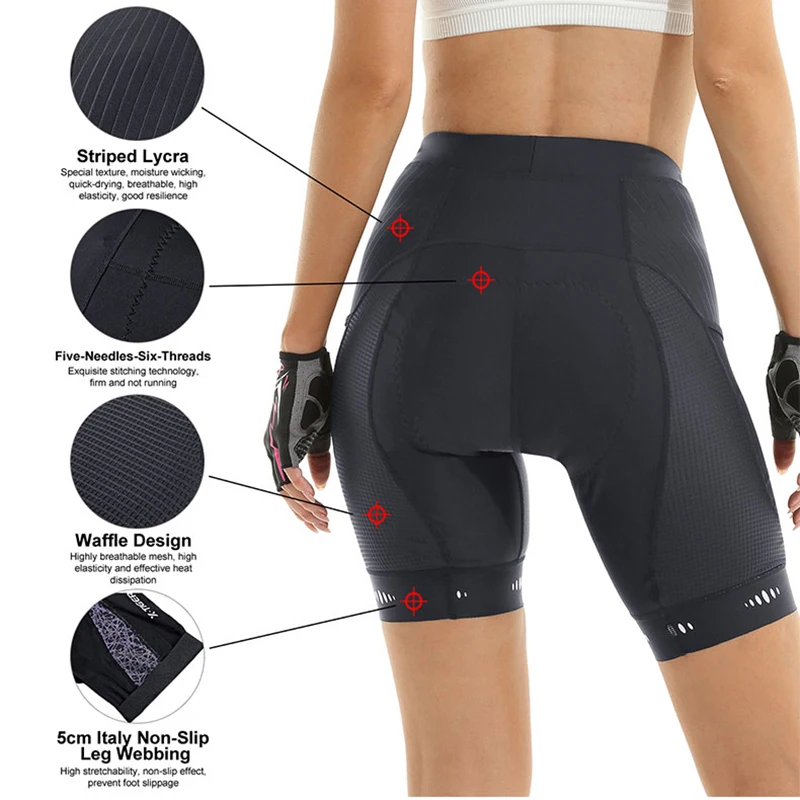 X-TIGER Women's Cycling Shorts – Mountain Biking Shorts Women Bewertung und Preis