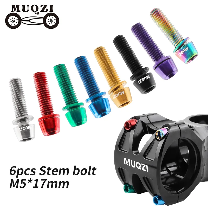 MUQZI 6pcs Stem Bolts M5x17mm  – Handlebar Riser Stem Bewertung und Preis