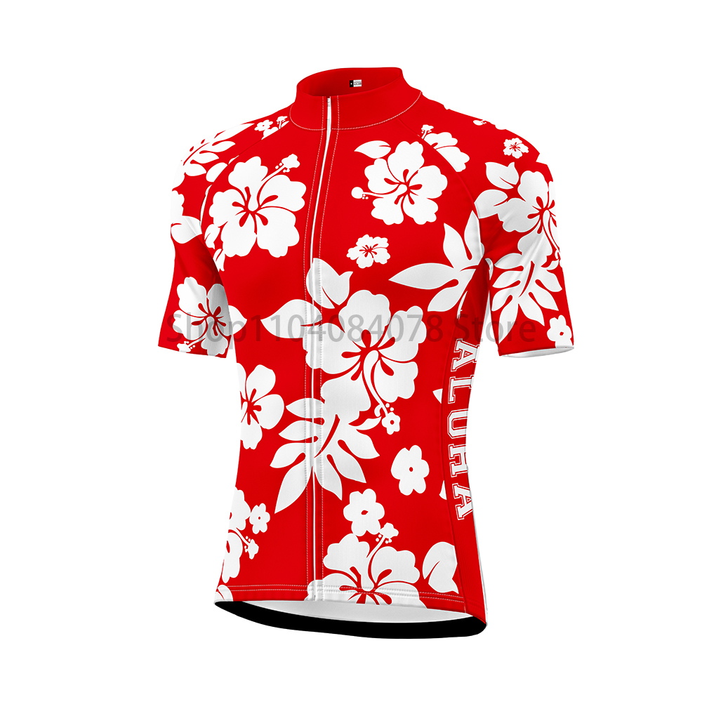 Red Hawaii Floral Aloha Men's  – Mountain Biking Hawaii Bewertung und Preis