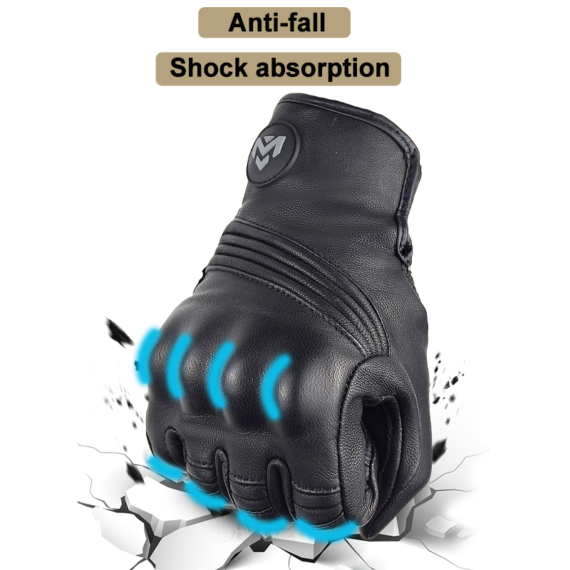 Men's Retro Perforated Leather – Mountain Biking Gloves Bewertung und Preis