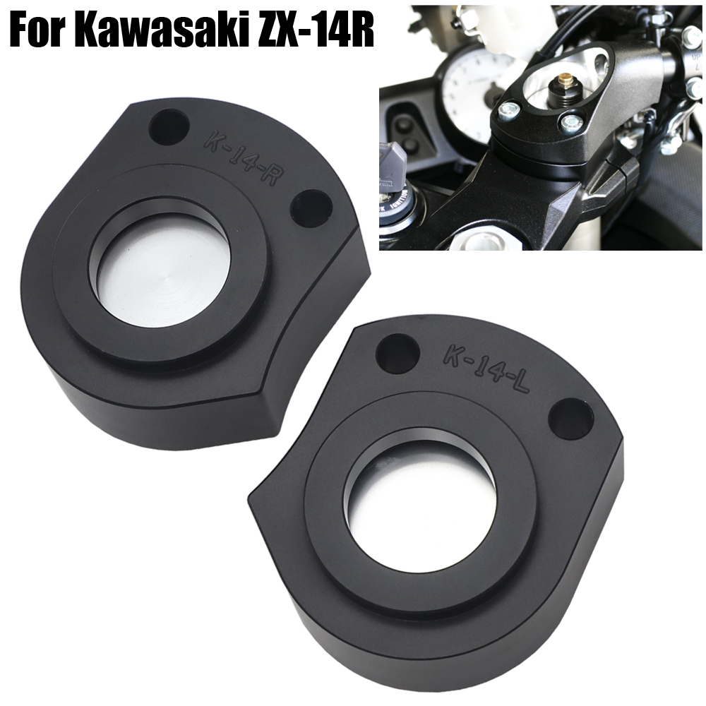 2PCS ZX14R 2018 Motorcycle Han – Handlebar Riser Stem Bewertung und Preis