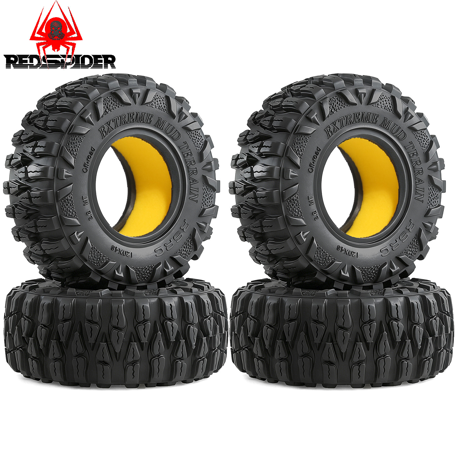 4PCS 2.2 Rubber Tyres Wheel Ti – Tire Insert Foam Bewertung und Preis