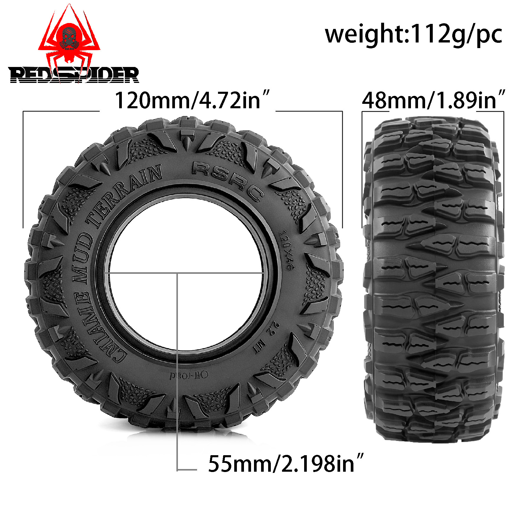 4PCS 2.2 Rubber Tyres Wheel Ti – Tire Insert Foam Bewertung und Preis