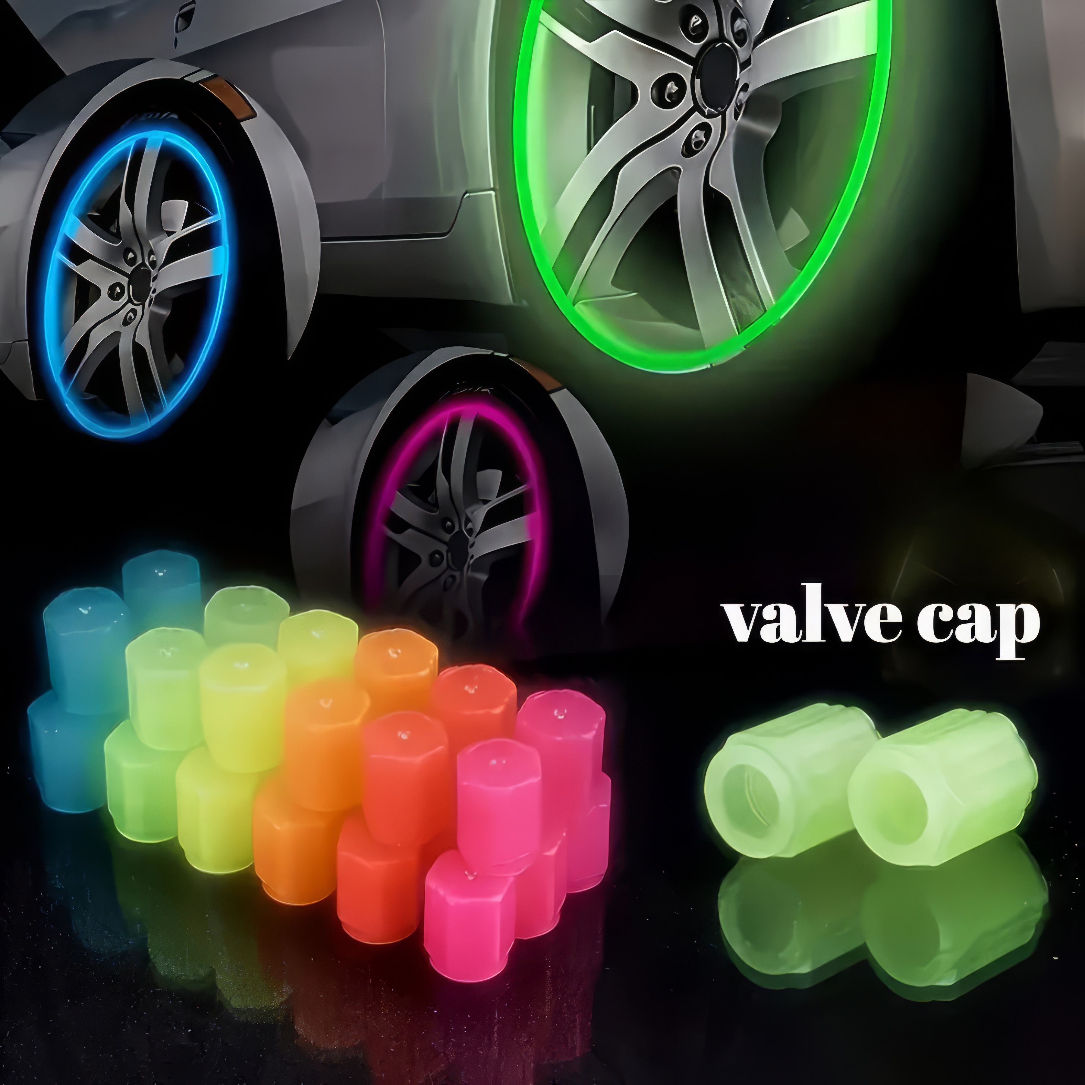 4/8/12 Luminous Tire Valve Cap – Tire Insert Foam Bewertung und Preis