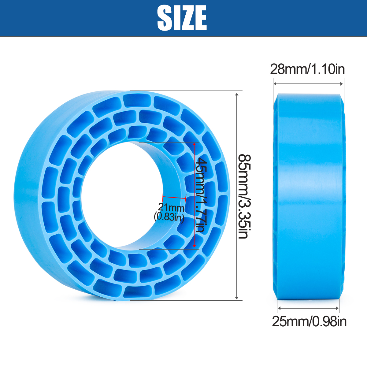 4PCS 1.55 Inch Waterproof Sili – Tire Insert Foam Bewertung und Preis