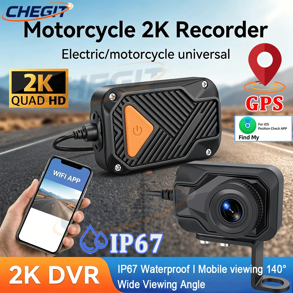 Motorcycle DVR 2K HD WiFi & AP – Mountain Biking App Bewertung und Preis