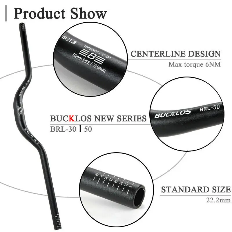 BUCKLOS 31.8MM Bicycle Handleb – Mountain Biking Xc Bewertung und Preis