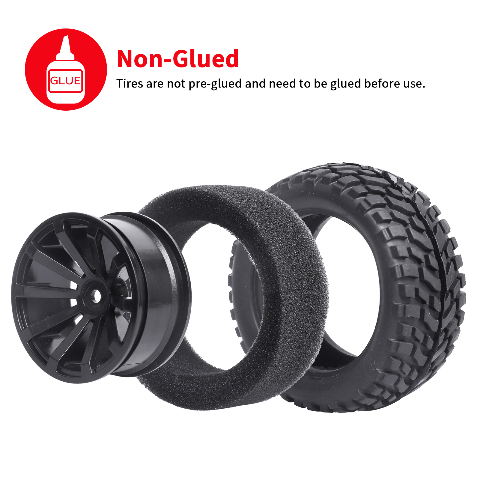 HobbyPark 1/10 RC Car Tires &  – Tire Insert Foam Bewertung und Preis
