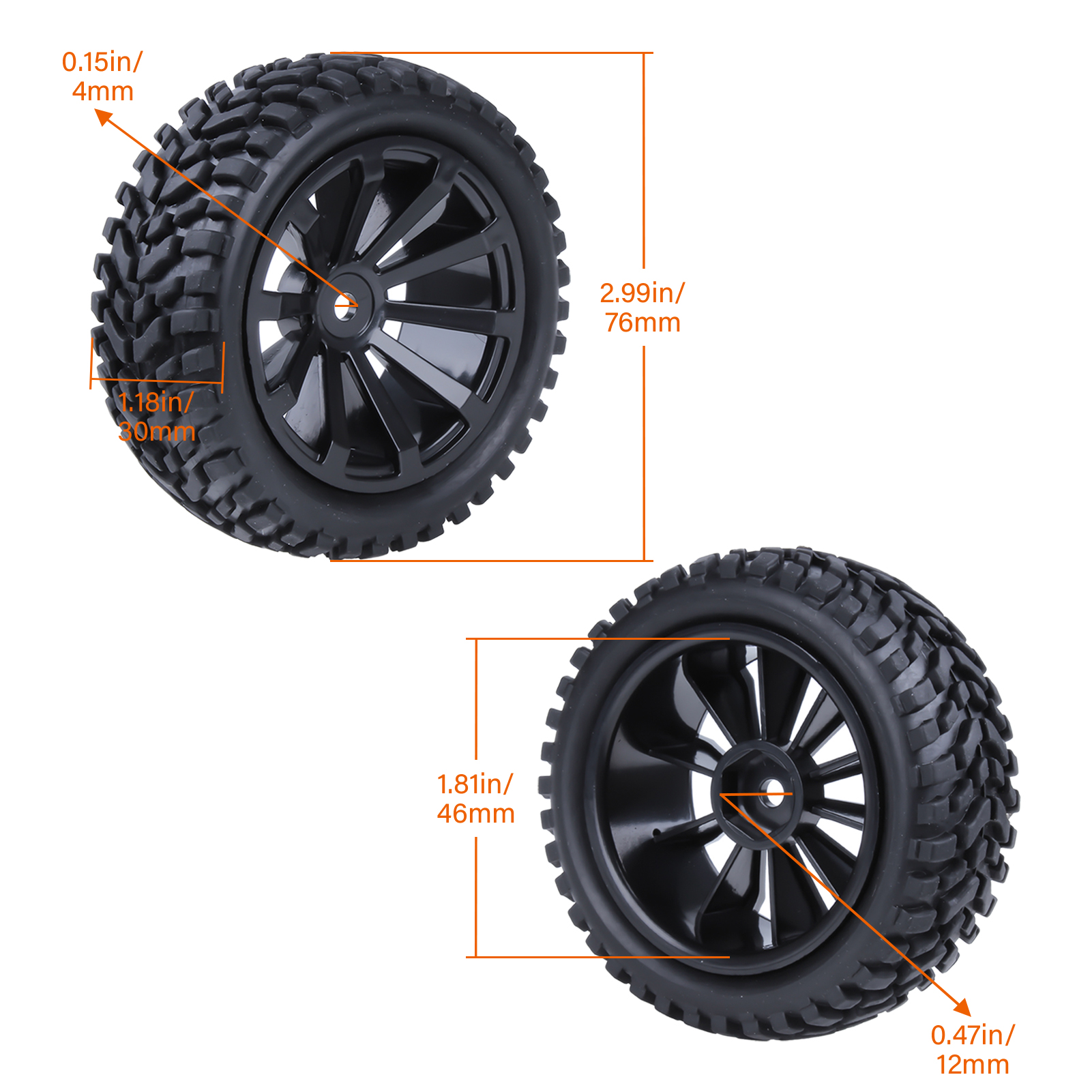 HobbyPark 1/10 RC Car Tires &  – Tire Insert Foam Bewertung und Preis