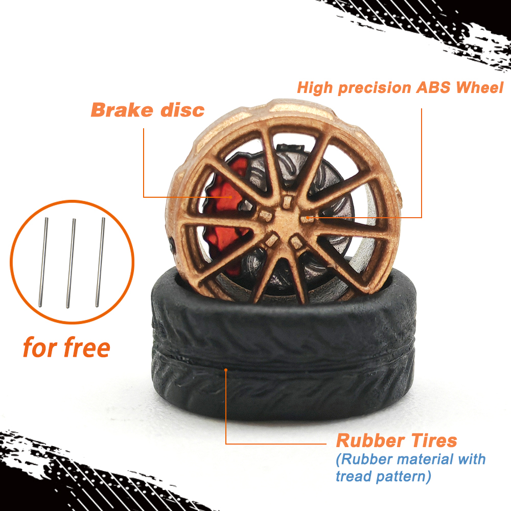 1/64 Model Car Wheels Tires 8  – Tire Insert Foam Bewertung und Preis