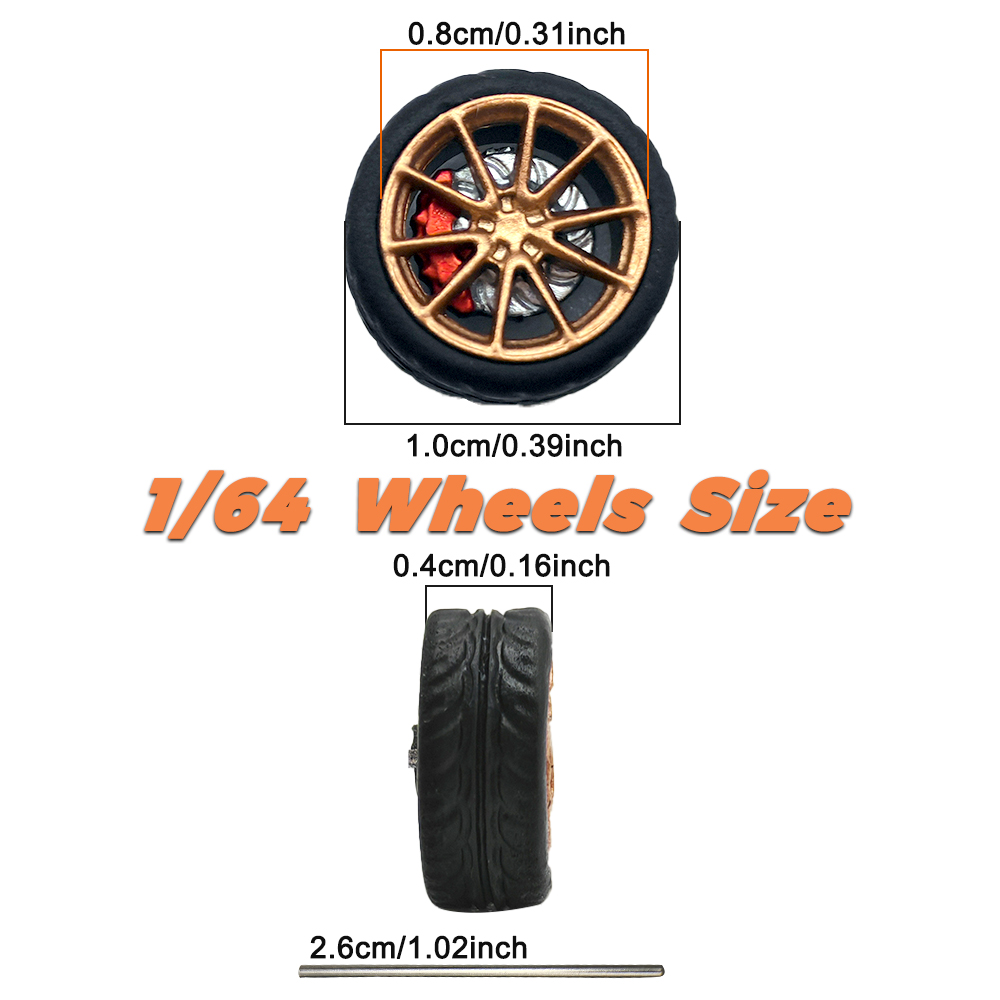 1/64 Model Car Wheels Tires 8  – Tire Insert Foam Bewertung und Preis