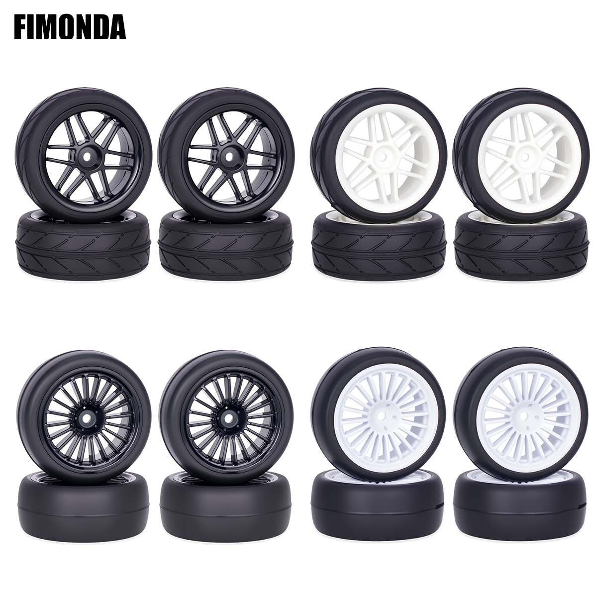 Pre-Glued RC Wheels Tires Set  – Tire Insert Foam Bewertung und Preis