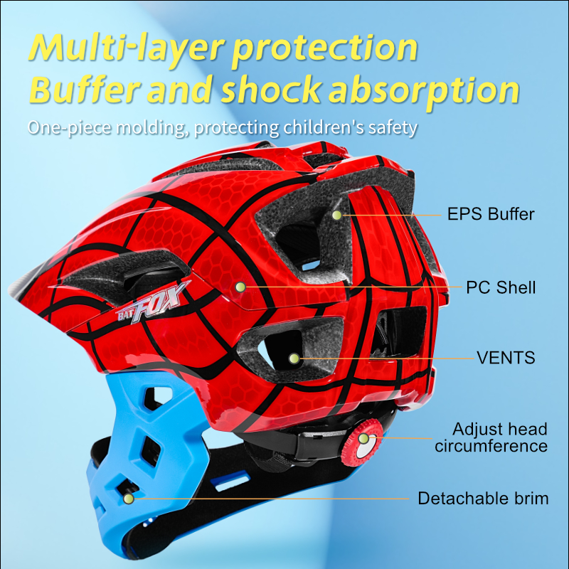 BATFOX bicycle helmet for chil – Mountain Biking Helmet Kids Bewertung und Preis